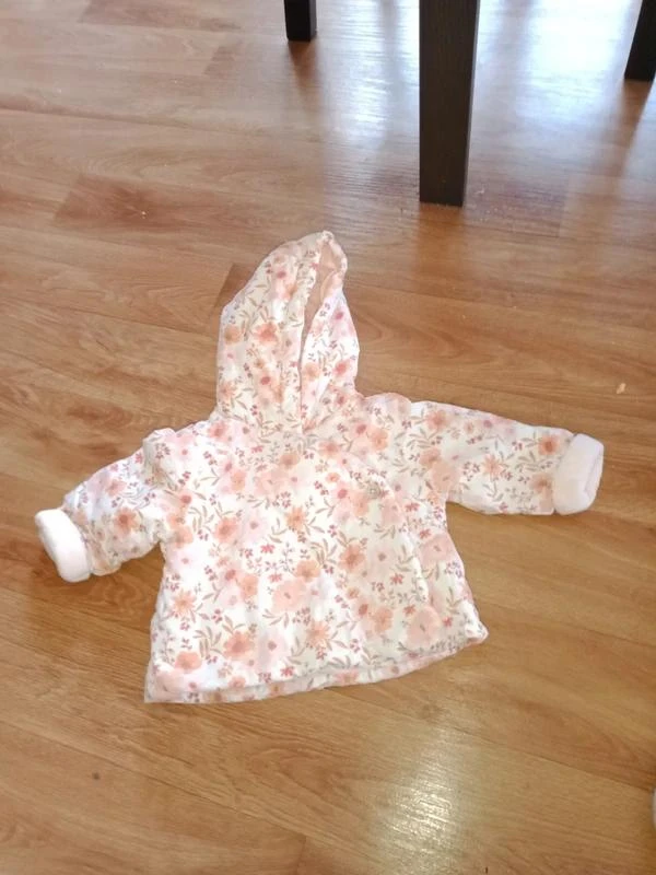 sergent major manteau a capuche doublé a motif 1 mois